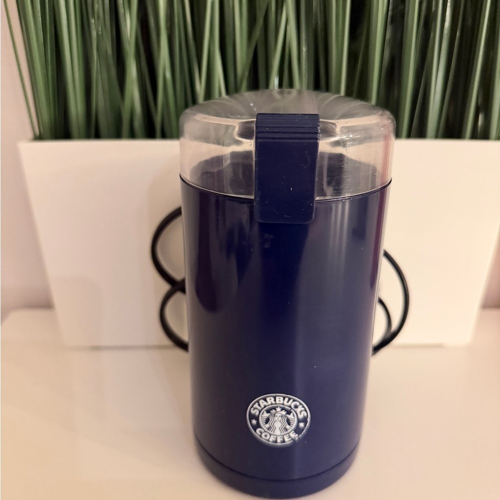 Vintage Starbucks Electric Coffee Grinder Blue 2003 – Works Great, Rare